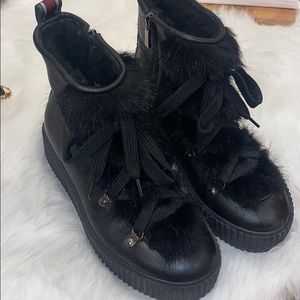 Gorsuch fur platform boots